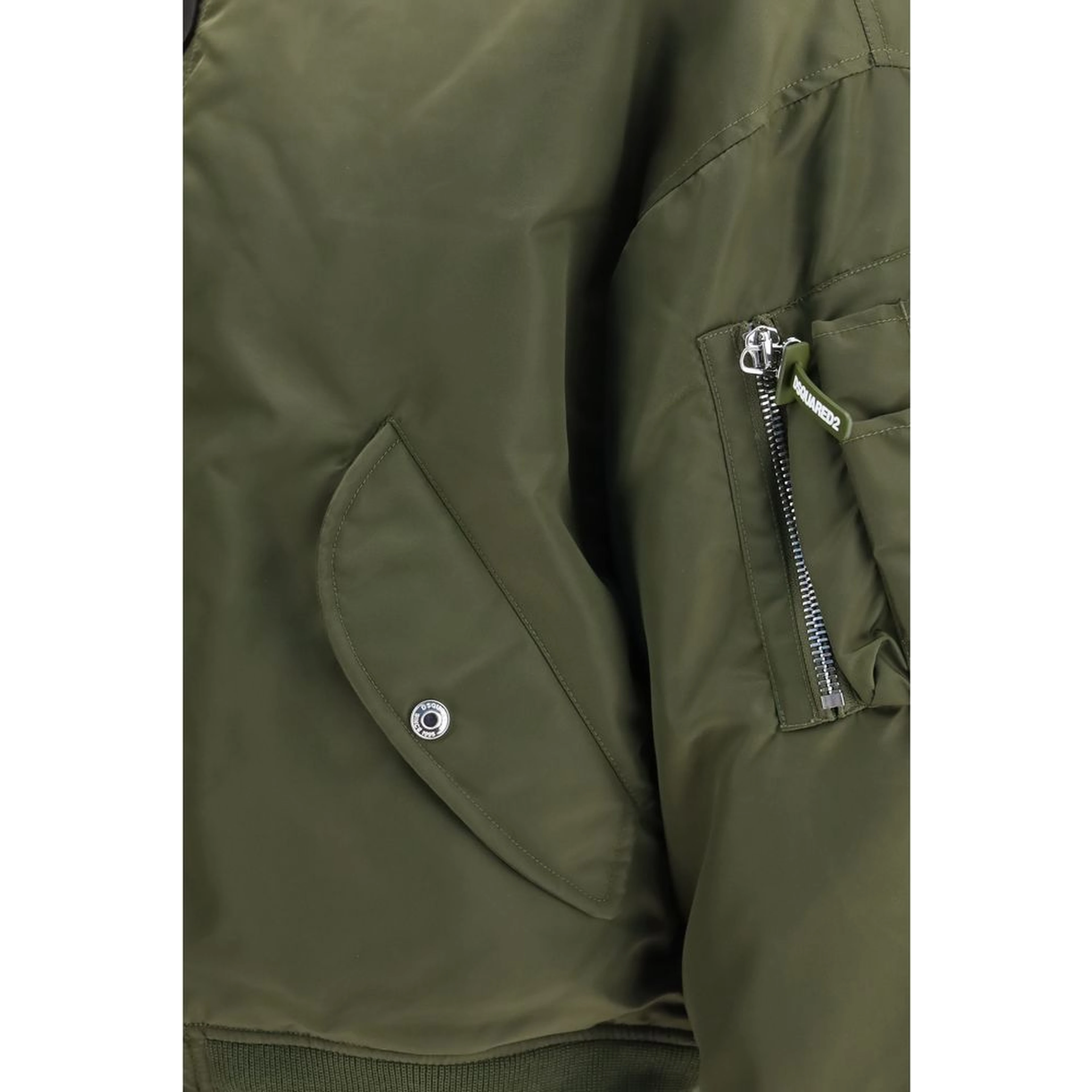 Bicolor Nylon Bomber