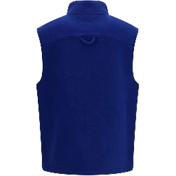 Blue Wool Oves Aries Sleeveless Jacket