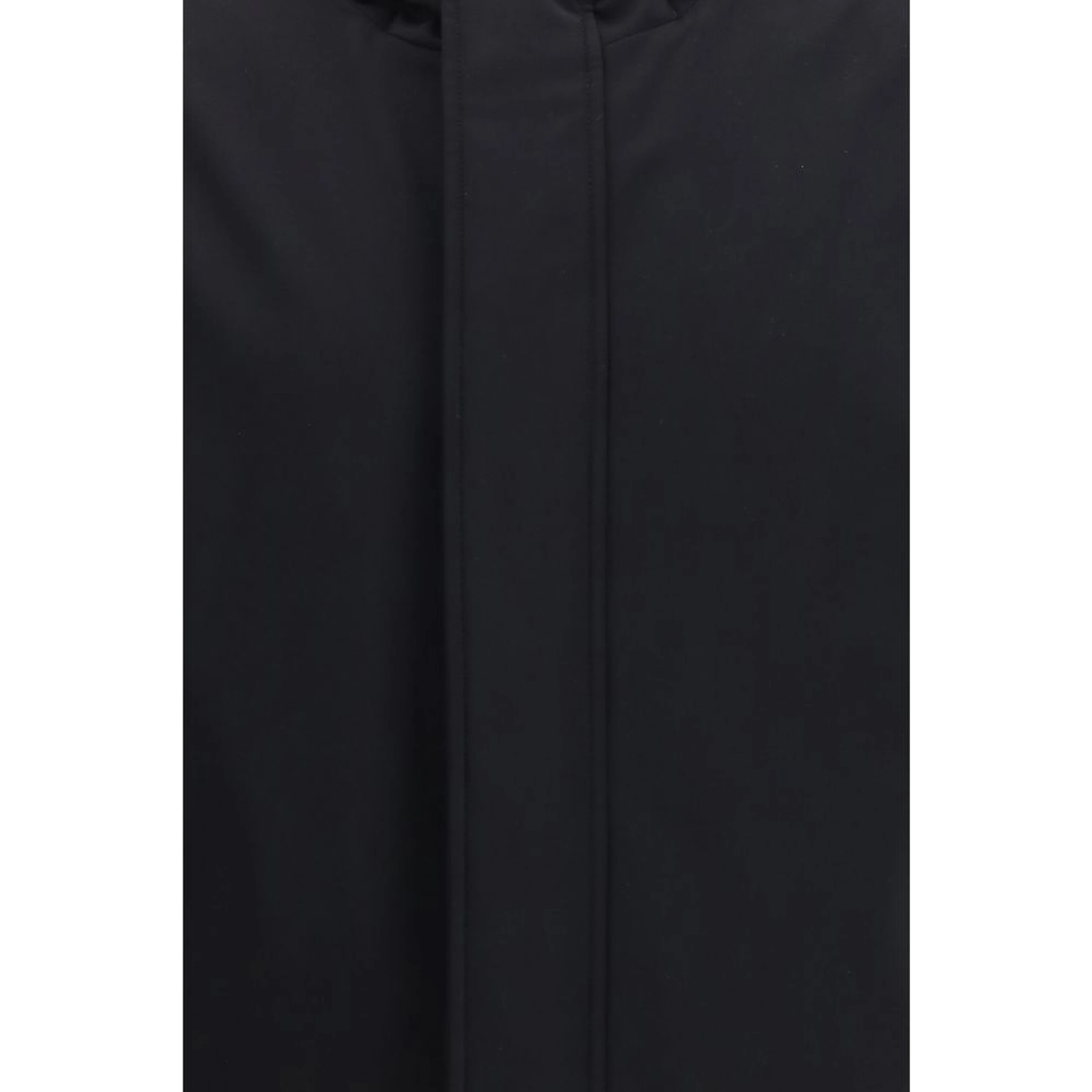Black Polyester Shell Jacket