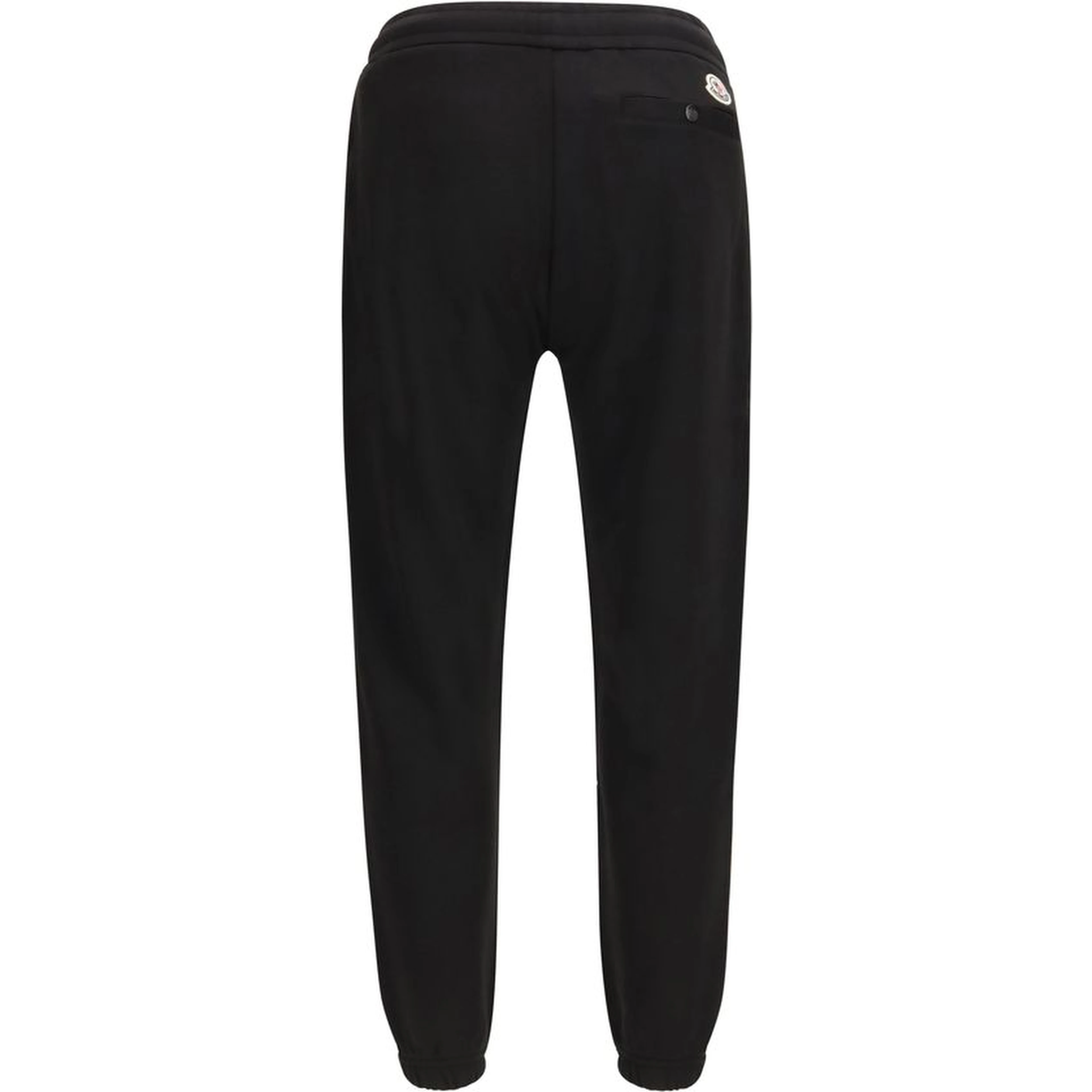 Black Cotton Athletic Pants