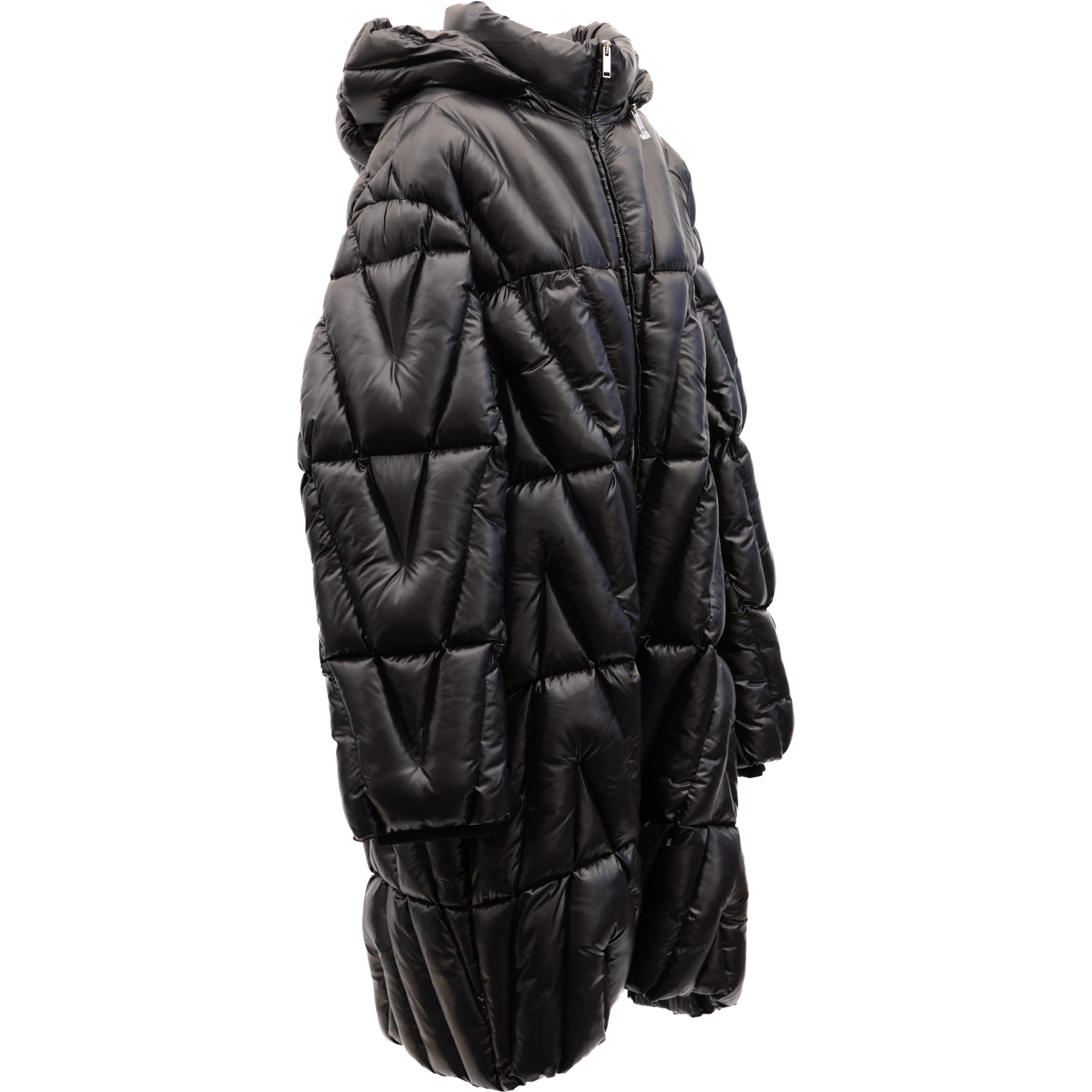 Black Women Wool Coat