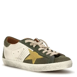 Bicolor Calf Leather Bos Taurus Sneakers