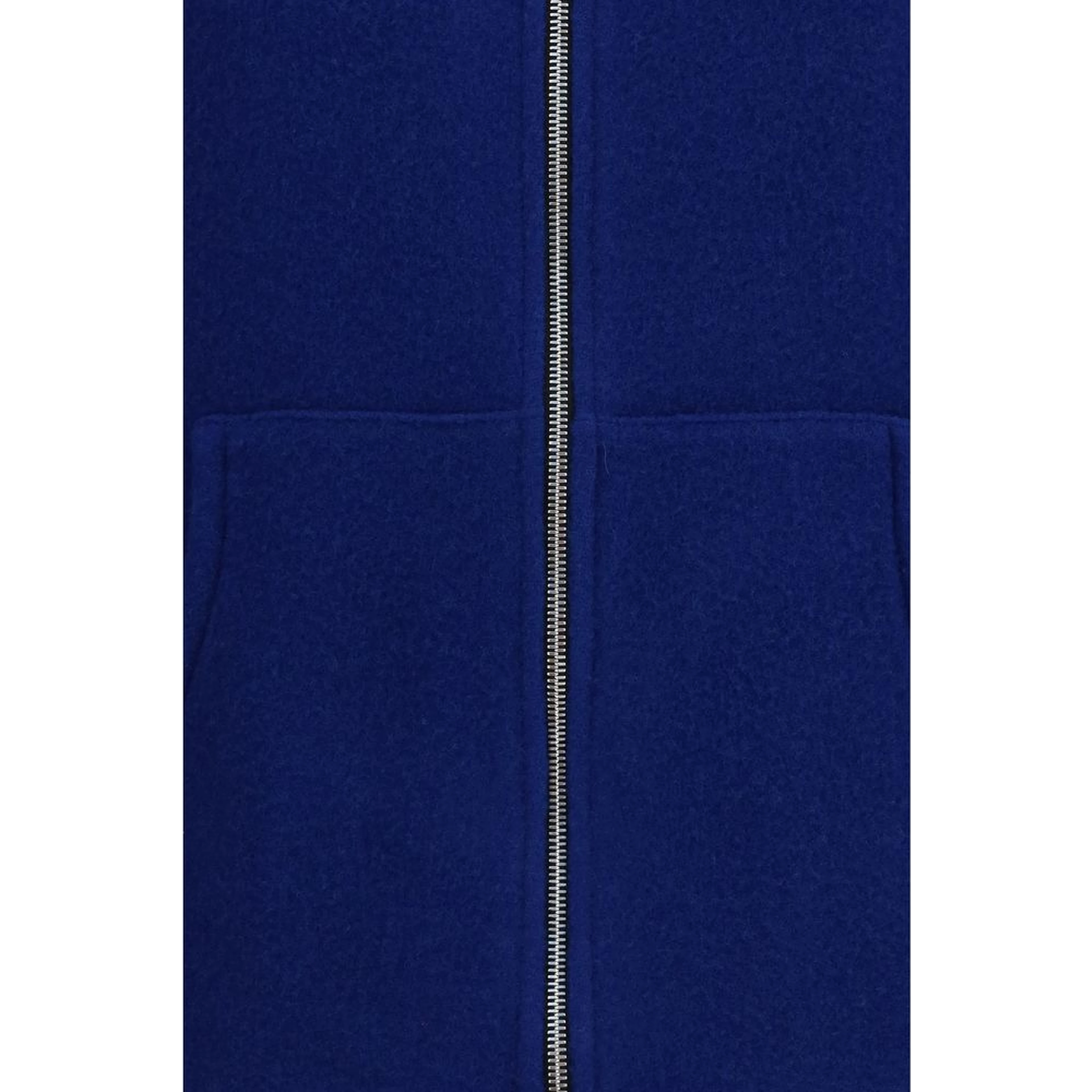 Blue Wool Oves Aries Sleeveless Jacket