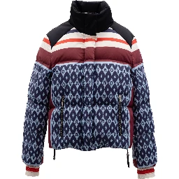 Women Wool Coat in Burgundy