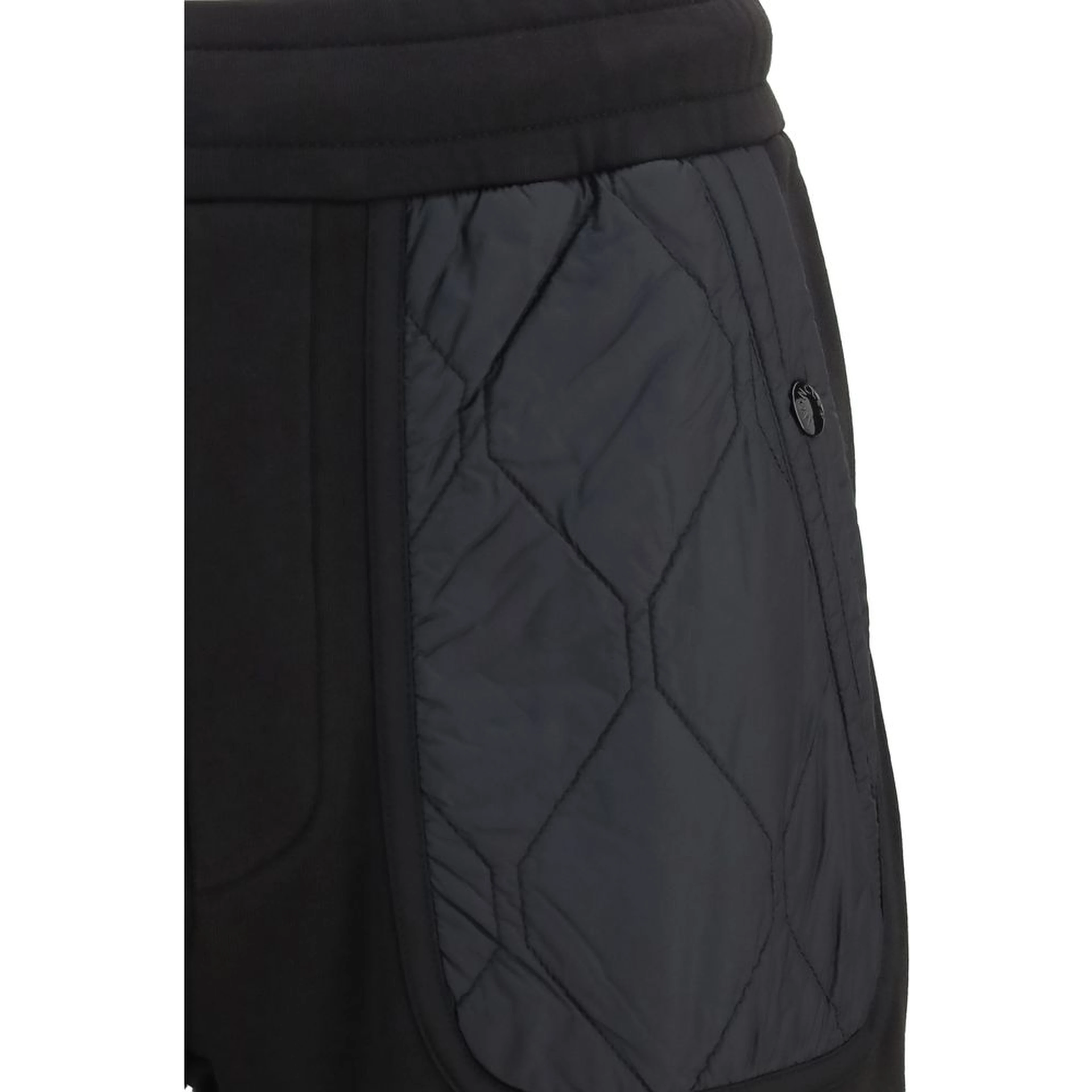 Black Cotton Athletic Pants