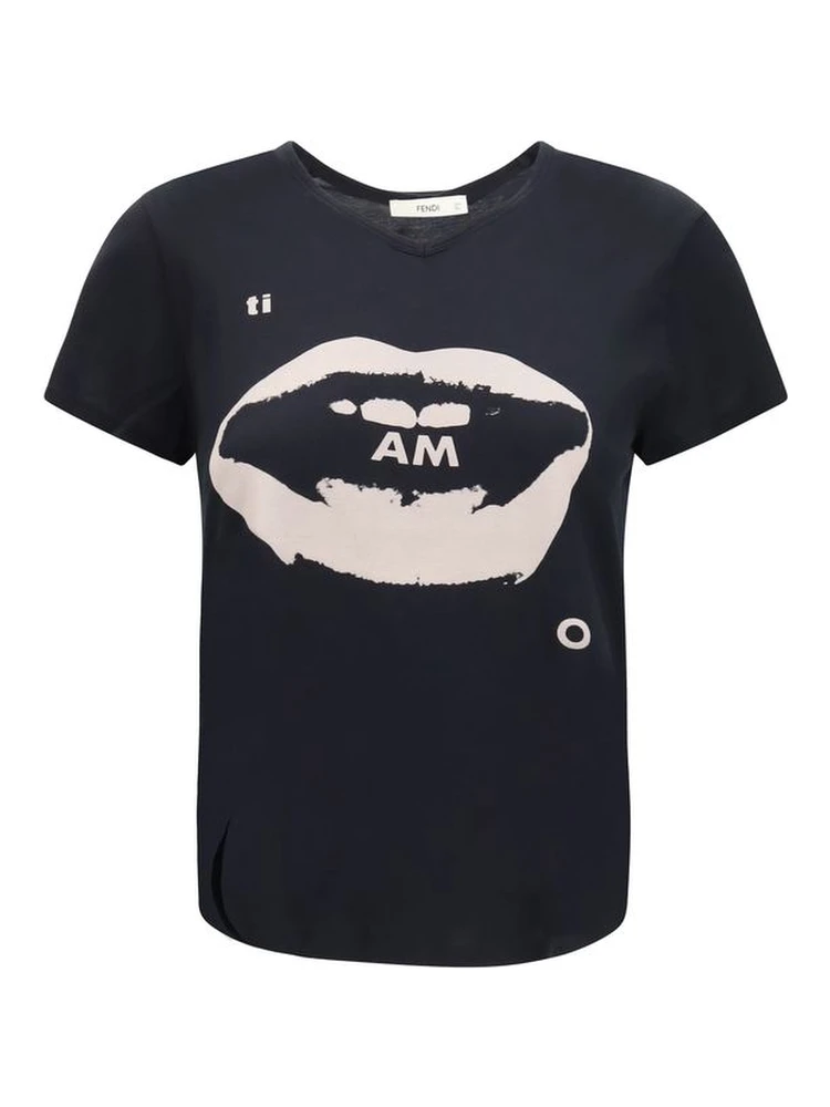 Black Cotton T-Shirt
