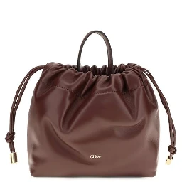 Bordeaux Calf Leather Bos Taurus Shoulder Bag
