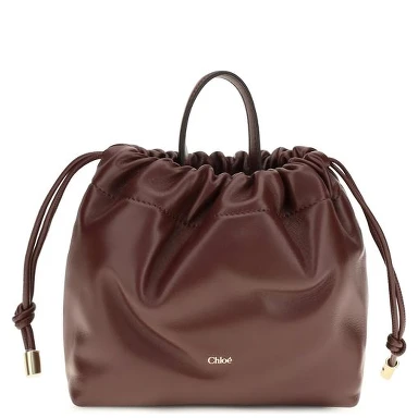 Bordeaux Calf Leather Bos Taurus Shoulder Bag