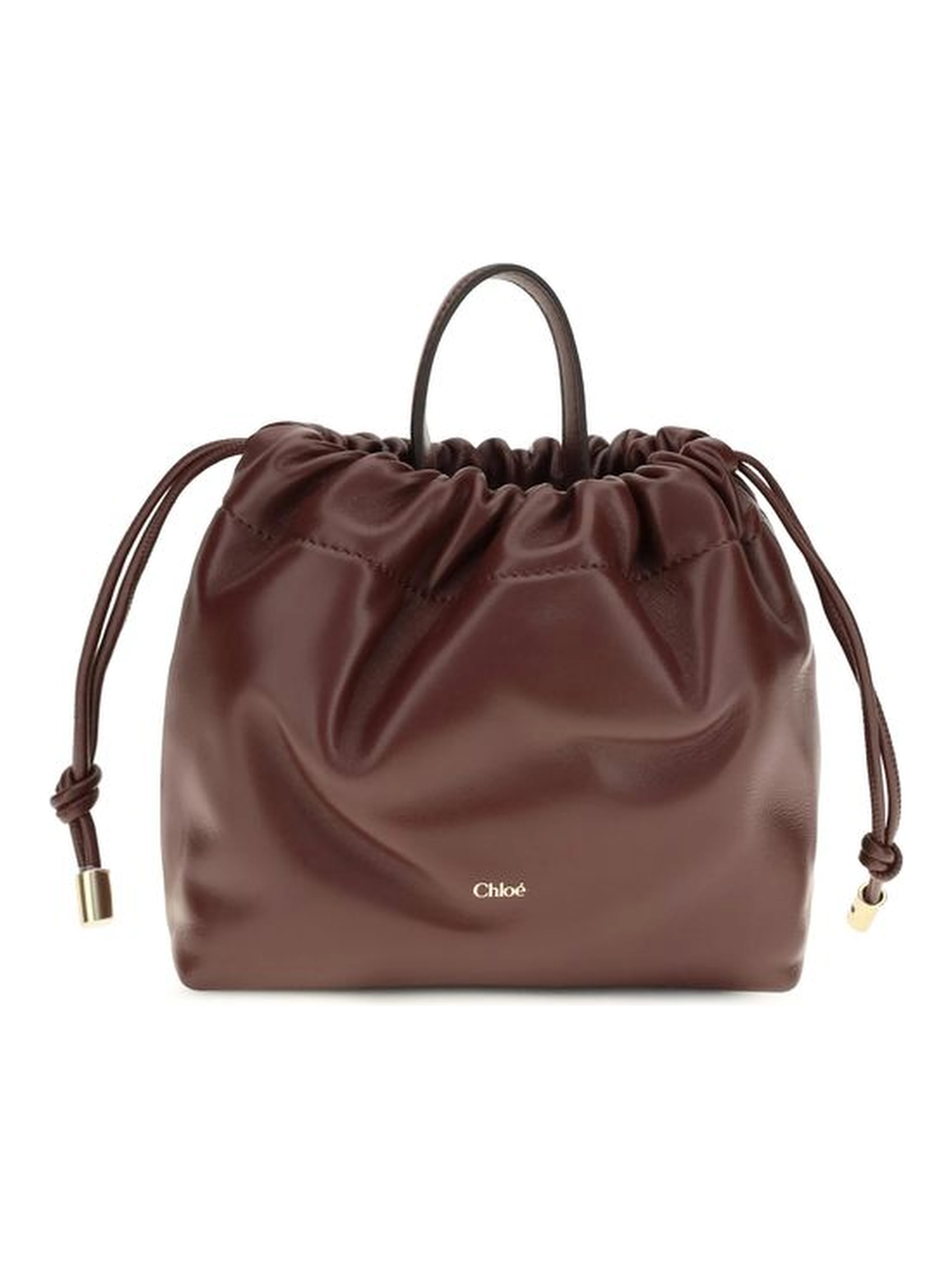 Bordeaux Calf Leather Bos Taurus Shoulder Bag
