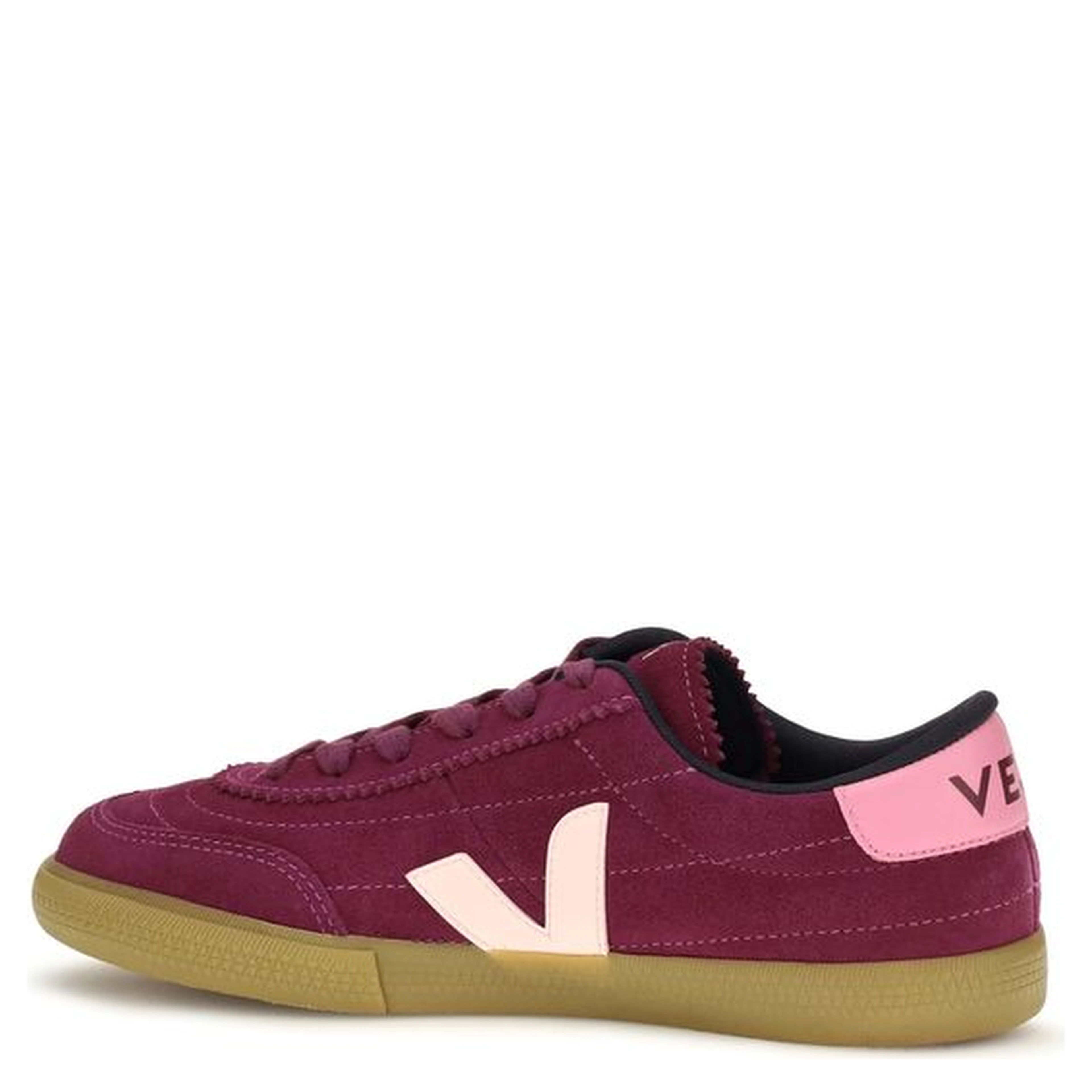 Purple Suede Leather Sneakers