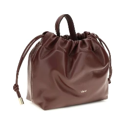 Bordeaux Calf Leather Bos Taurus Shoulder Bag
