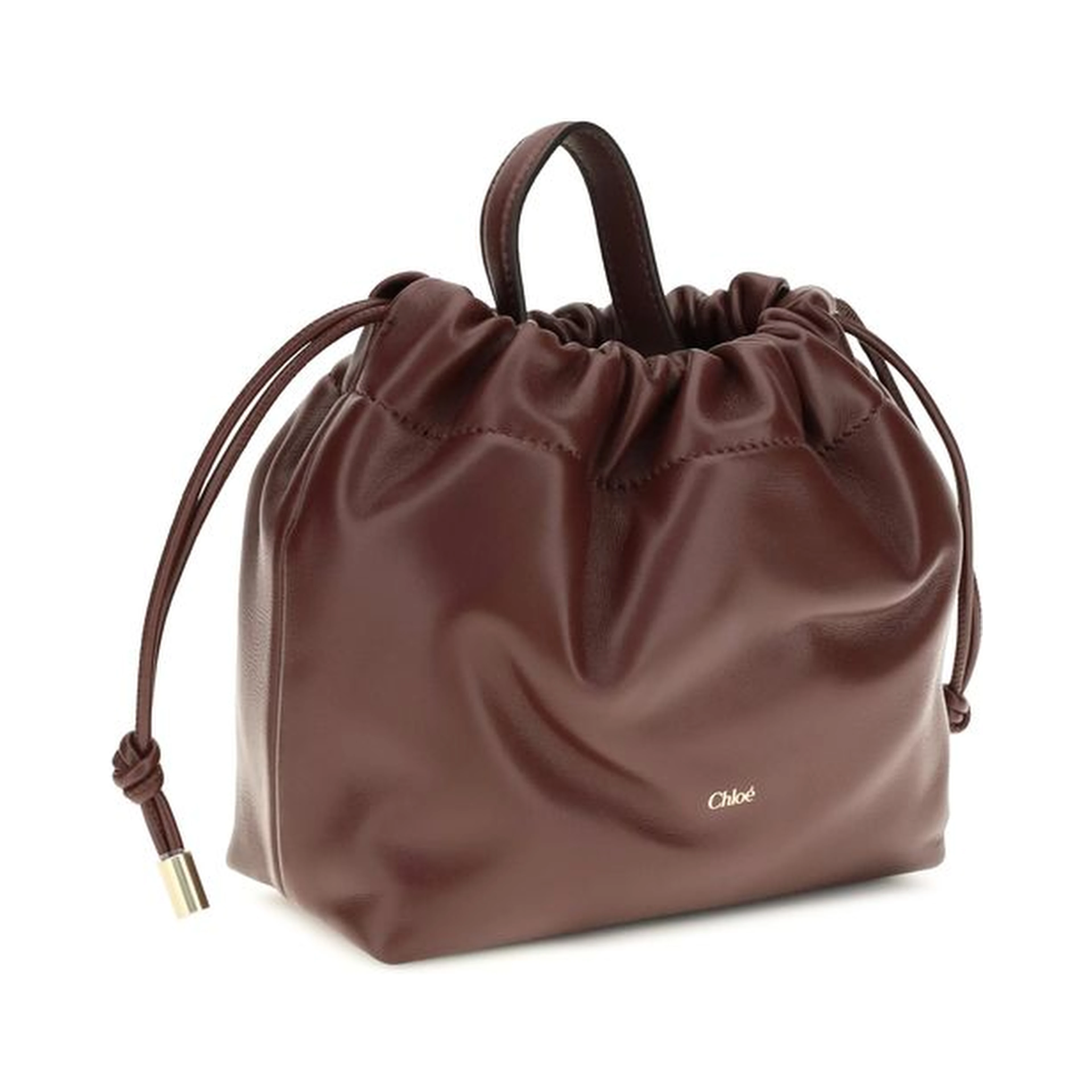 Bordeaux Calf Leather Bos Taurus Shoulder Bag