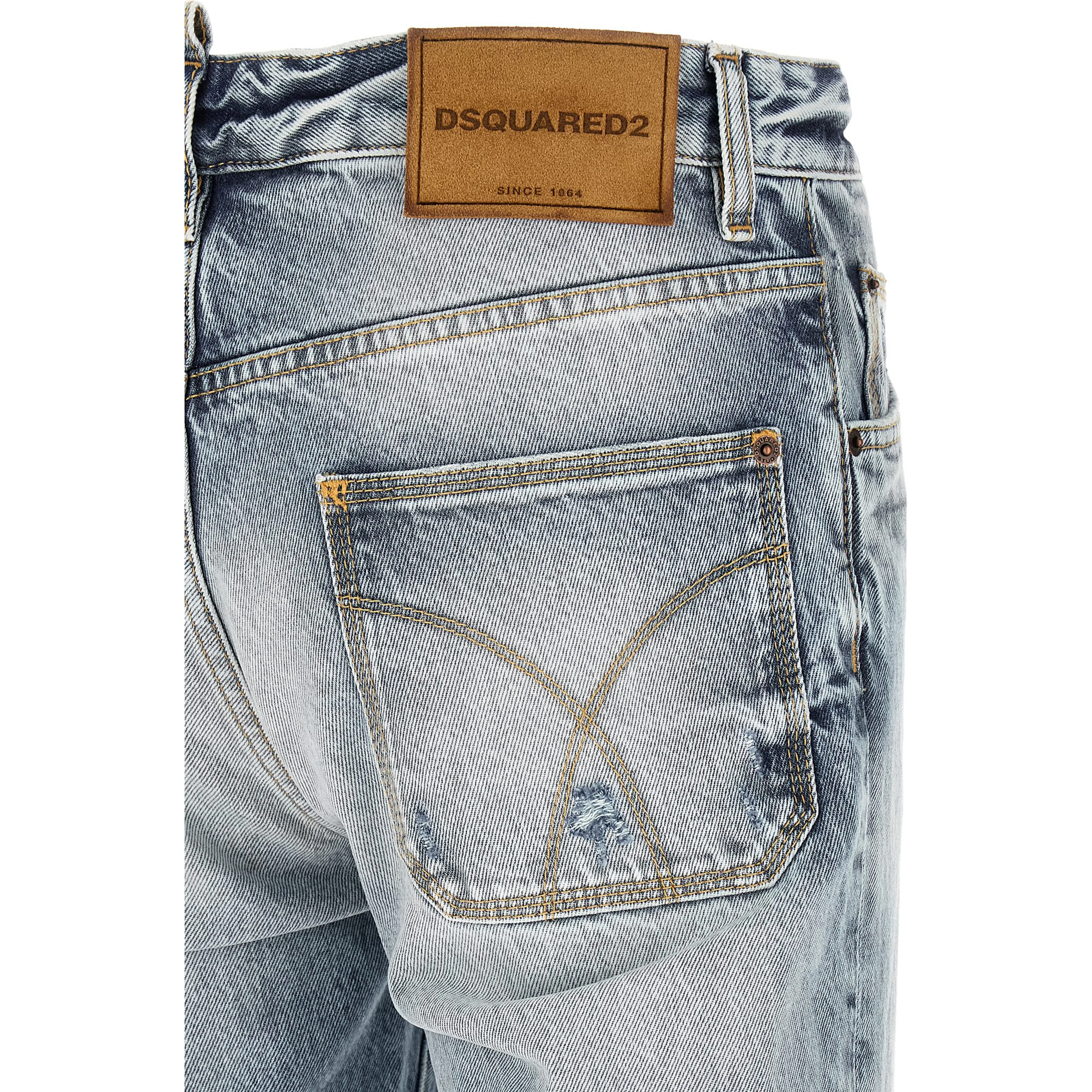 Blue Cotton Jeans Denim
