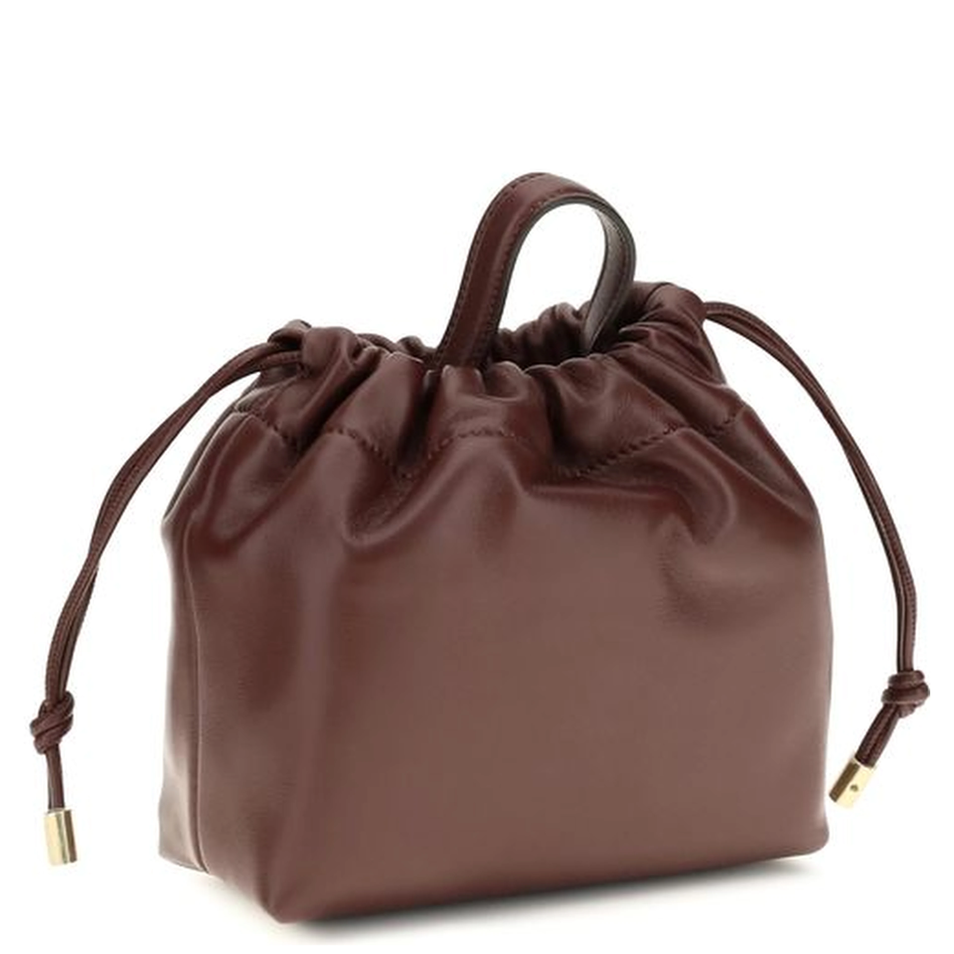 Bordeaux Calf Leather Bos Taurus Shoulder Bag