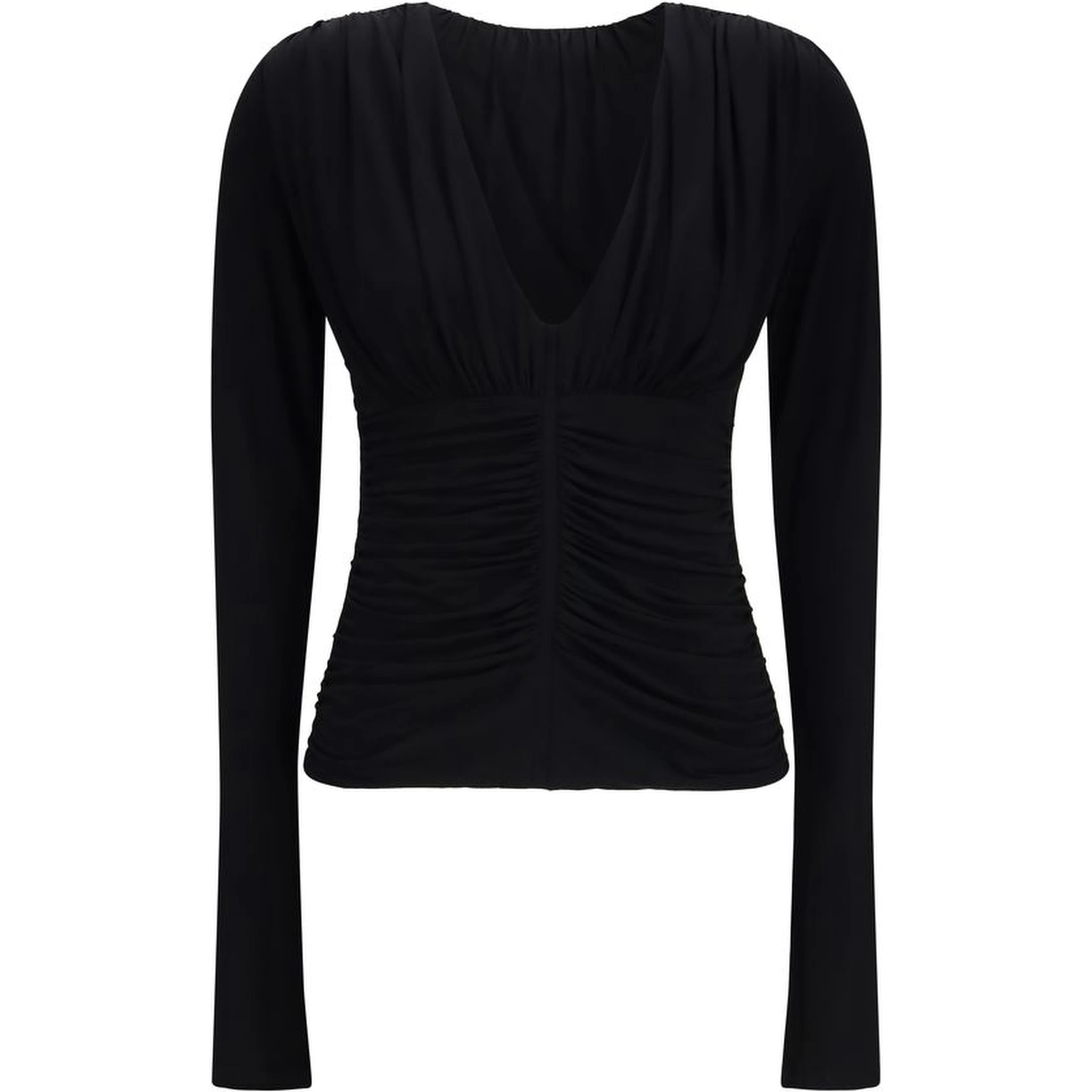 Black Viscose Dress Shirt