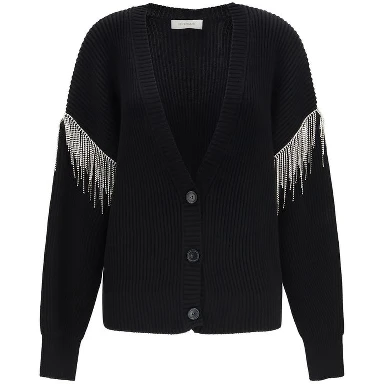 Black Wool Oves Aries Cardigan