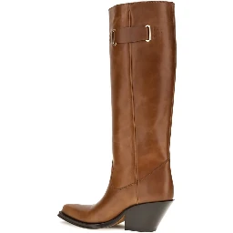 Brown Calf Leather Bos Taurus Over The Knee