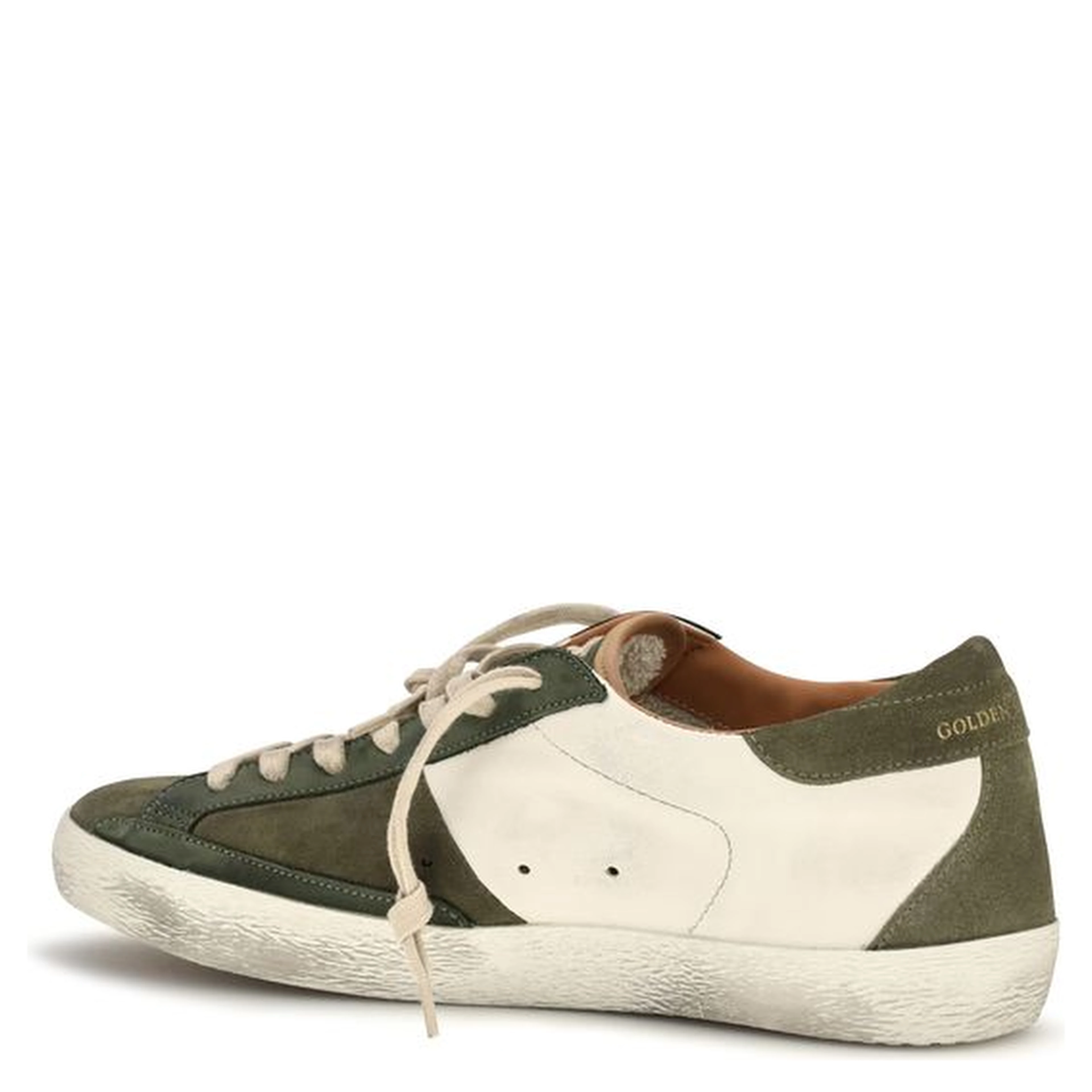 Bicolor Calf Leather Bos Taurus Sneakers