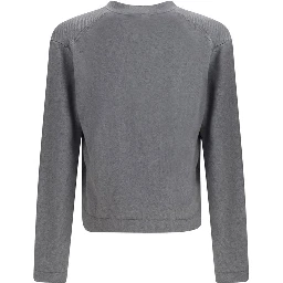 Gray Cotton Cardigan