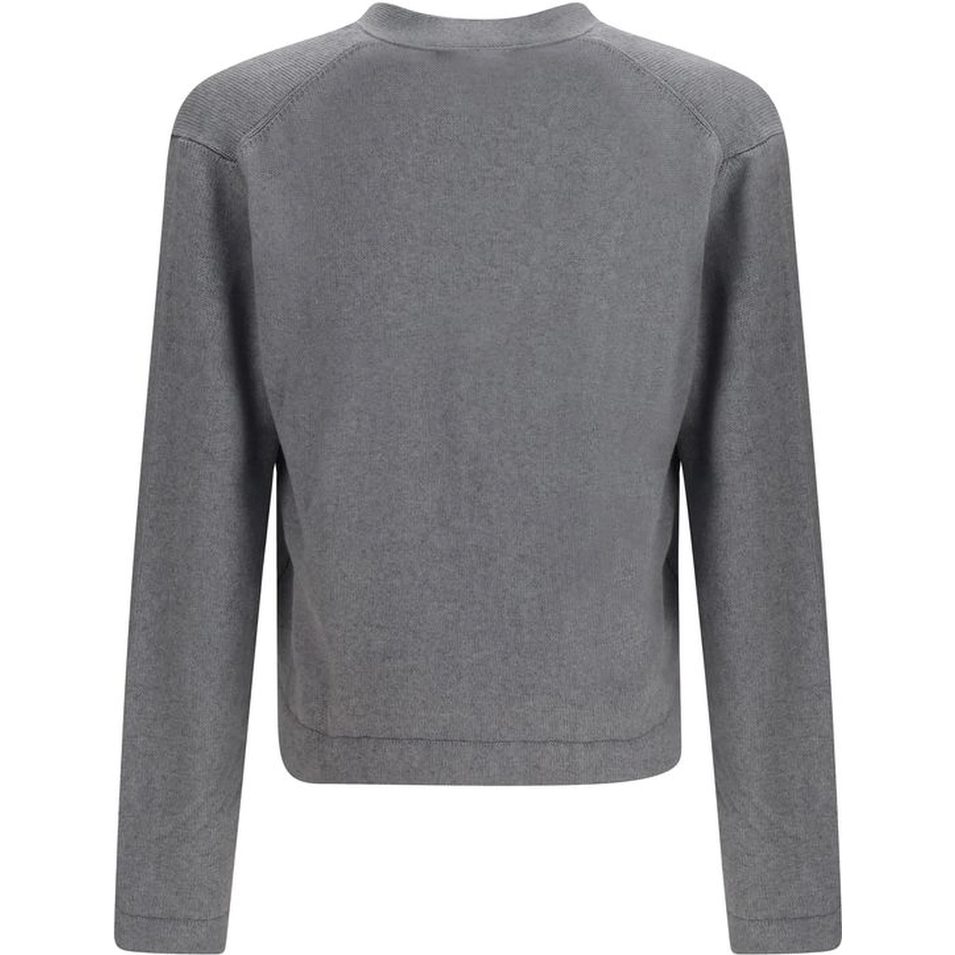 Gray Cotton Cardigan