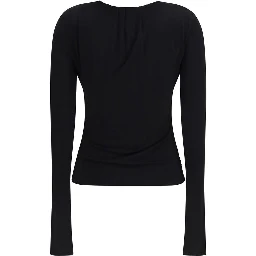 Black Viscose Dress Shirt