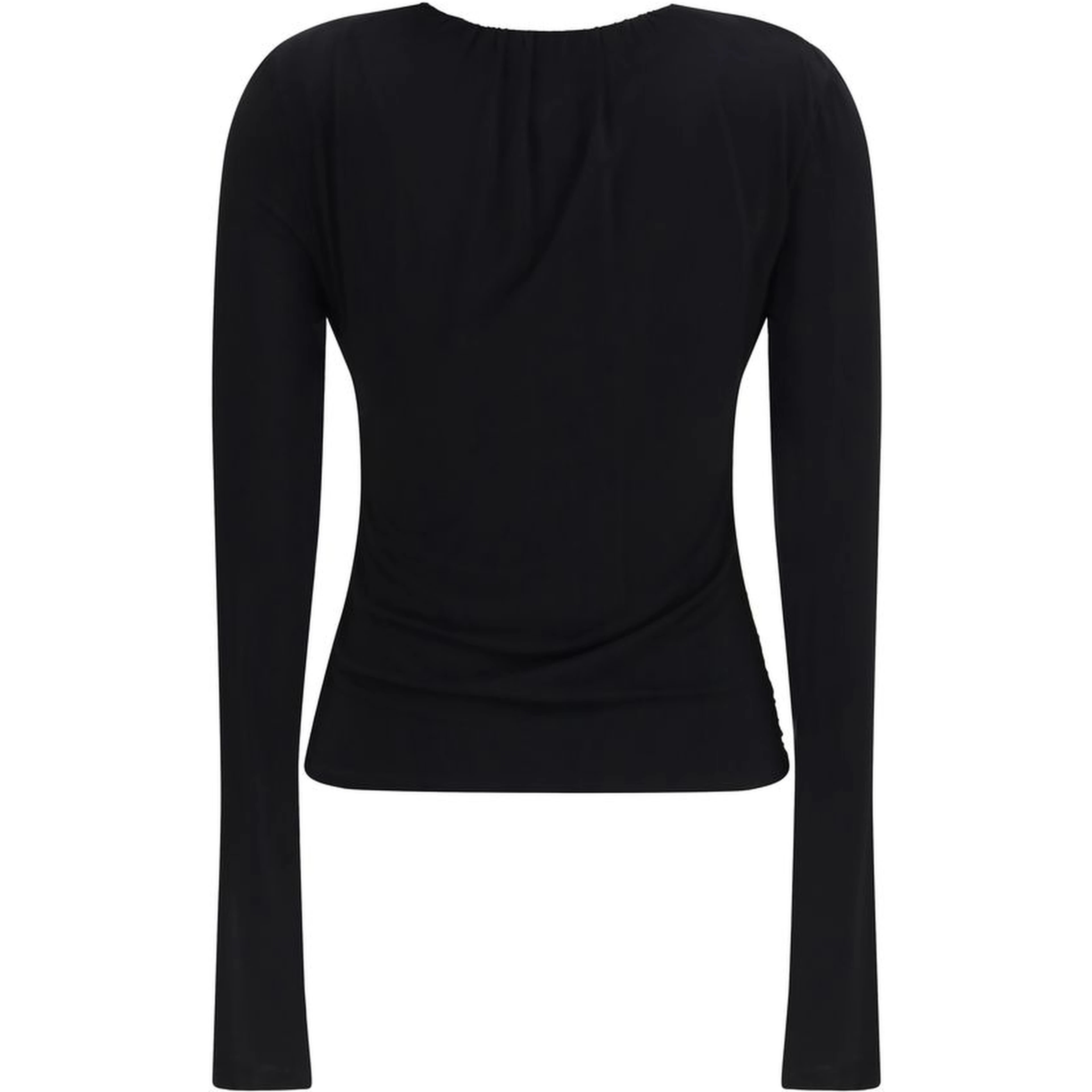 Black Viscose Dress Shirt