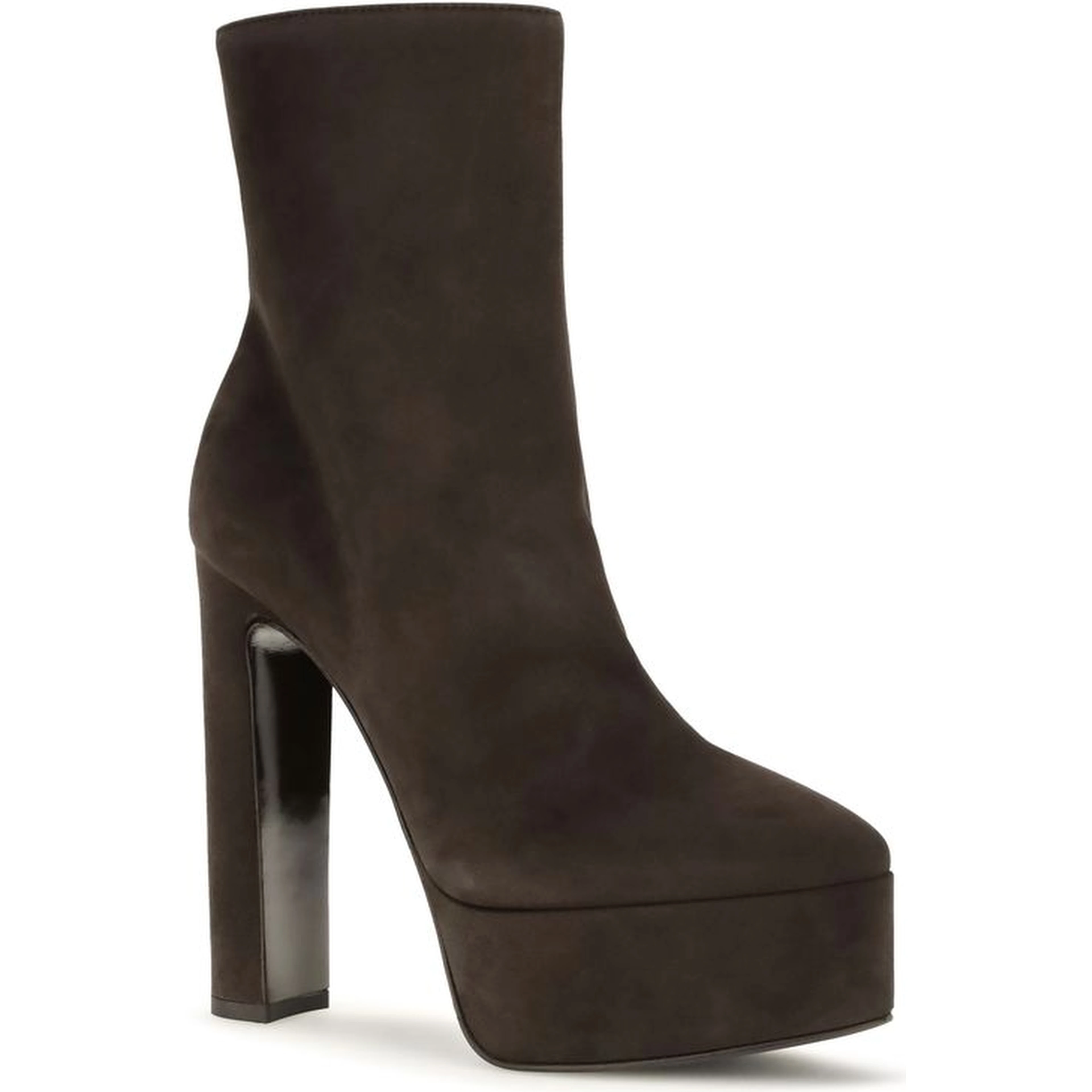Brown Suede Leather Ankle Boots