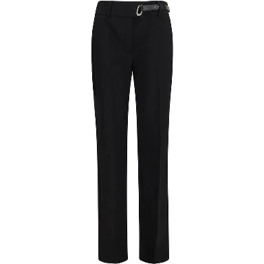 Black Viscose Casual Pants