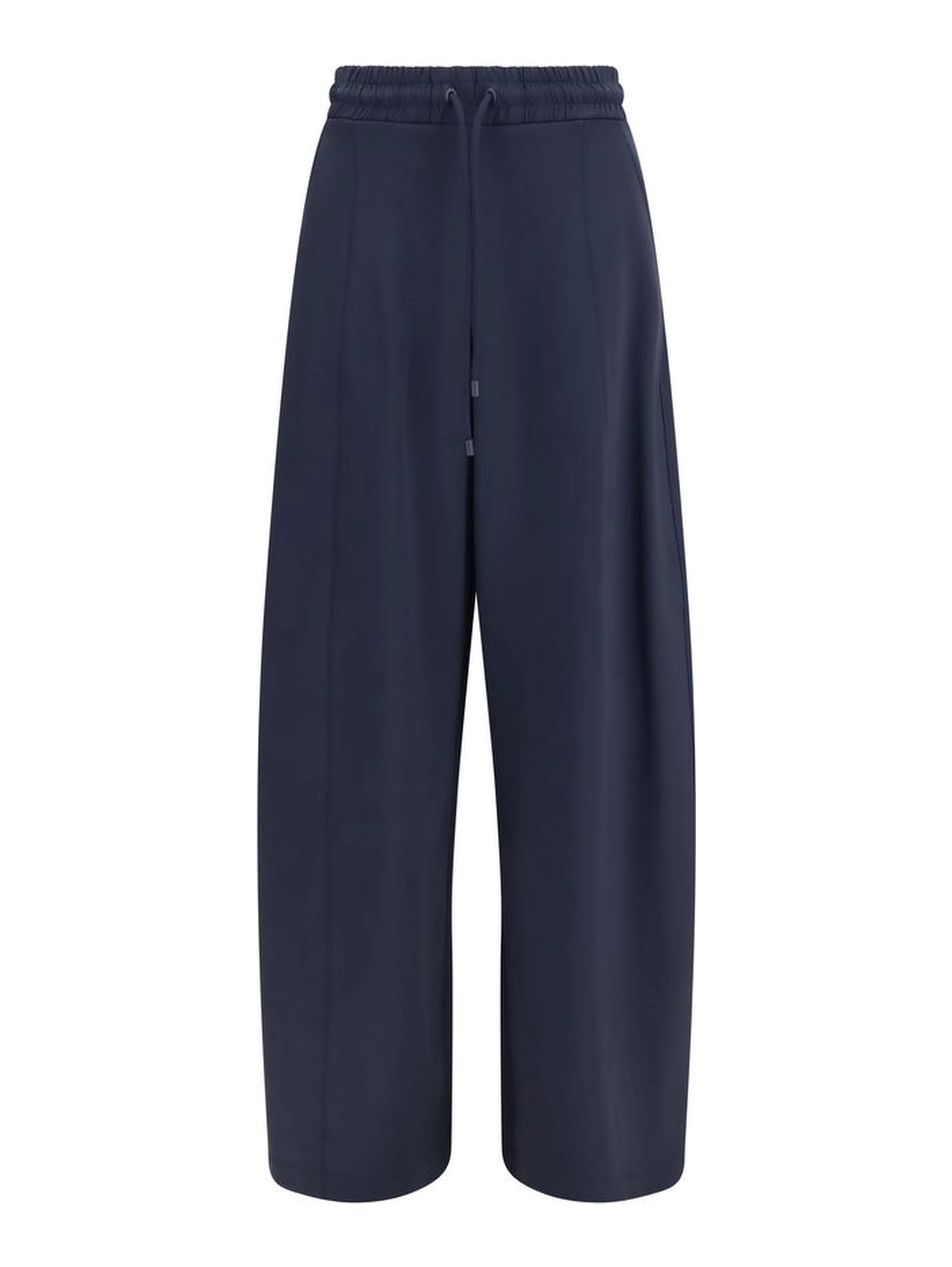 Blue Polyamide Casual Pants