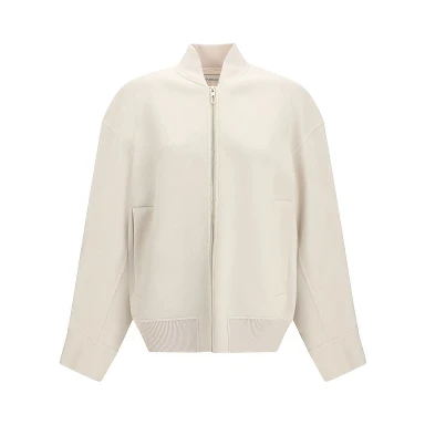 Beige Wool Oves Aries Full-Length Jacket