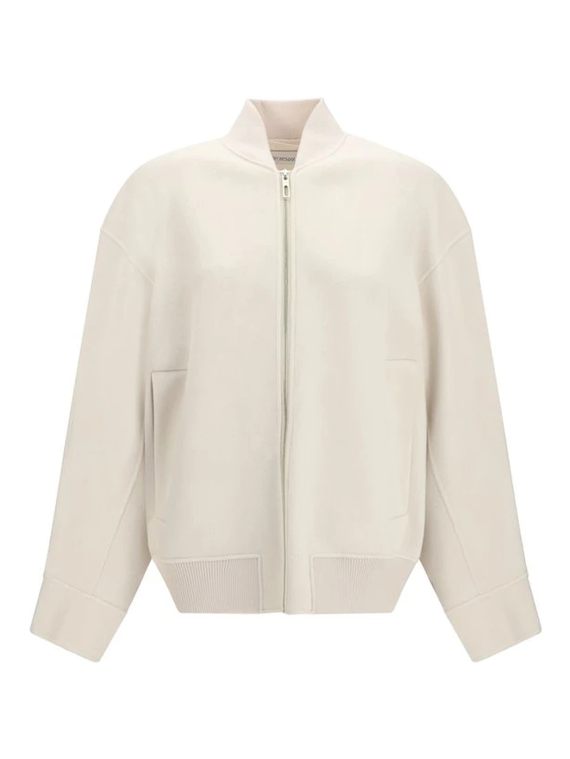 Beige Wool Oves Aries Full-Length Jacket