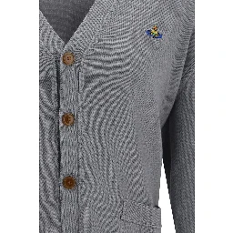 Gray Cotton Cardigan