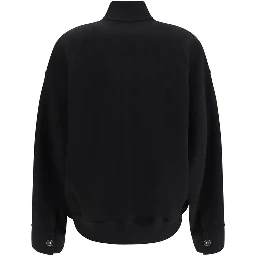 Black Wool Oves Aries Full-Length Jacket