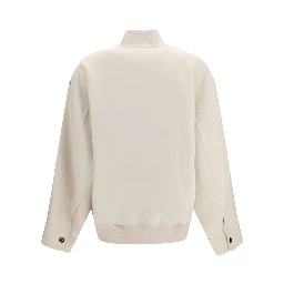 Beige Wool Oves Aries Full-Length Jacket