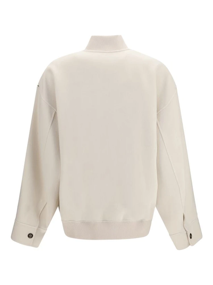 Beige Wool Oves Aries Full-Length Jacket alternative