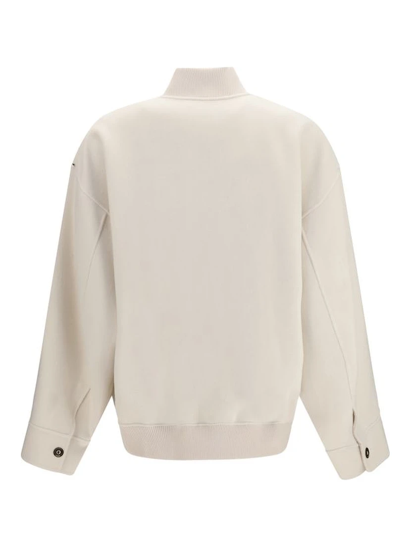Beige Wool Oves Aries Full-Length Jacket