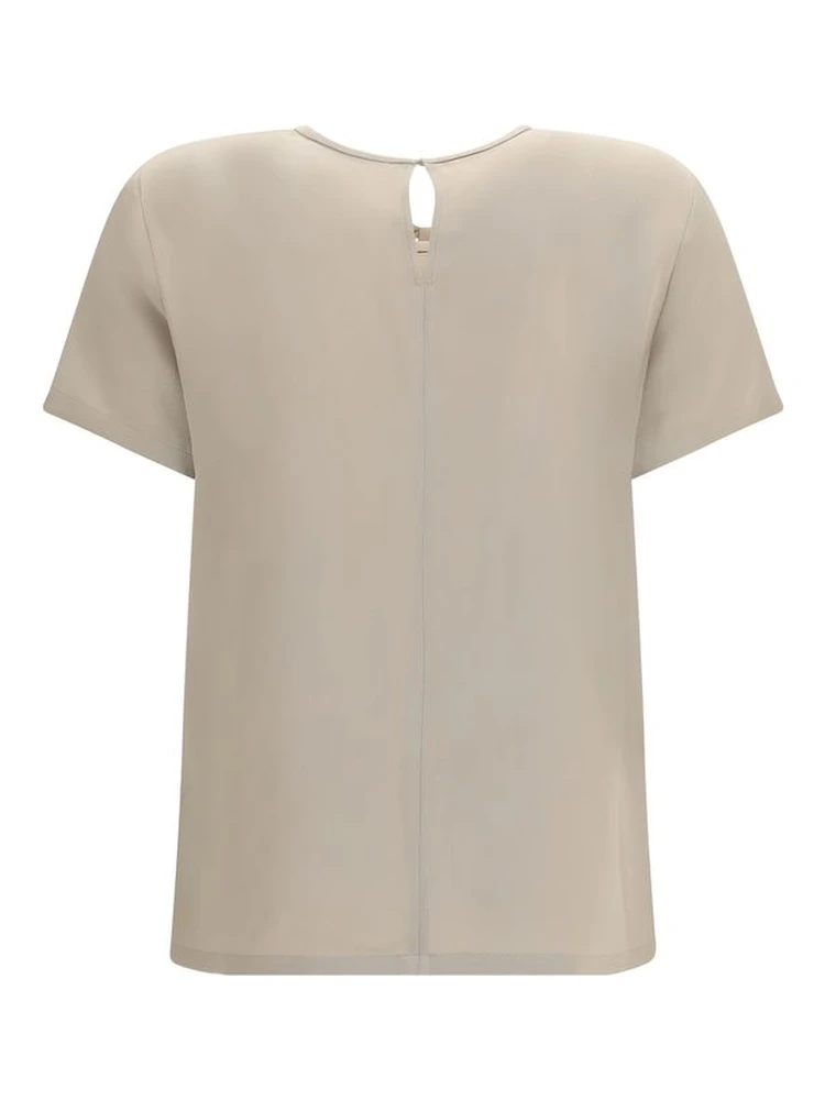 Beige Silk T-Shirt alternative