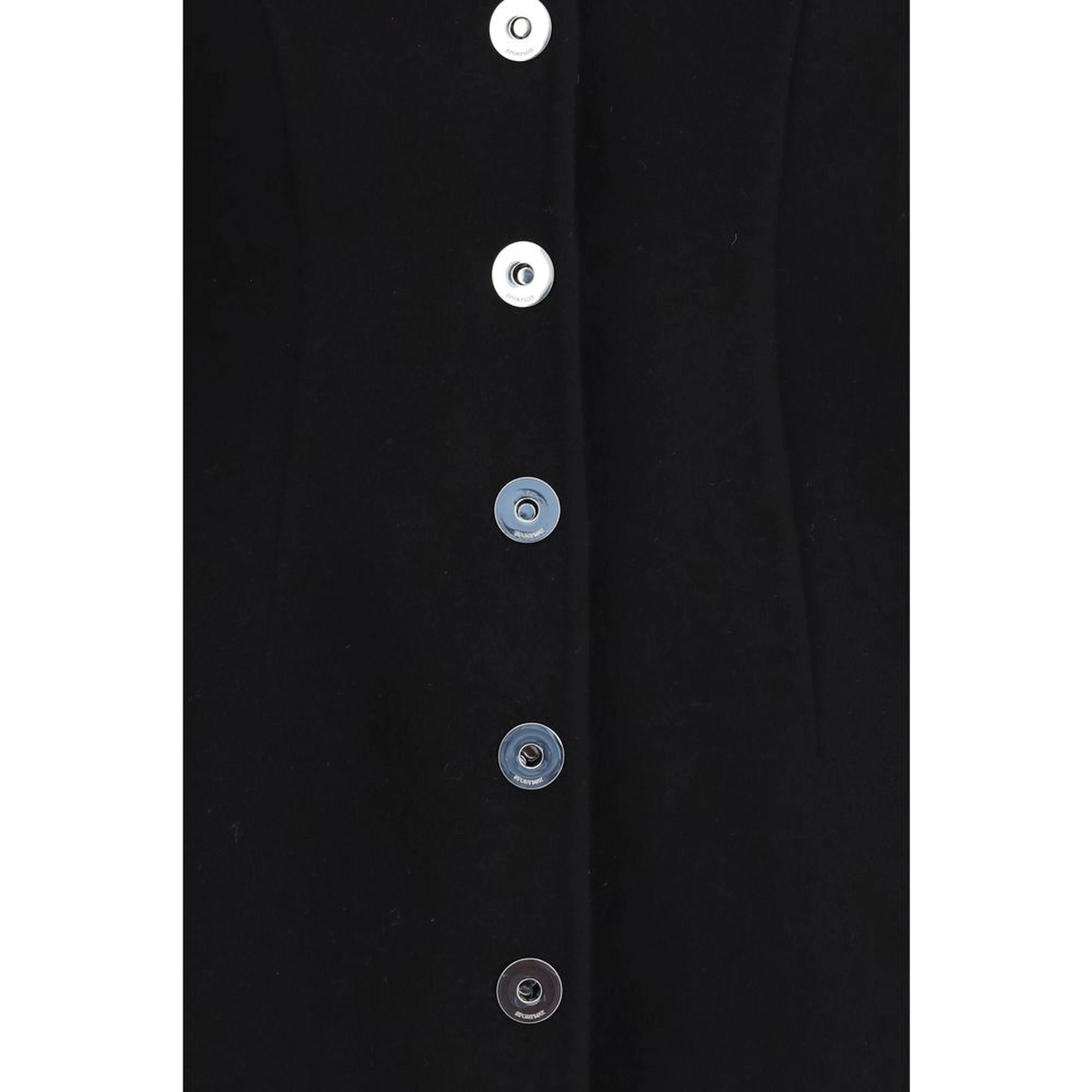 Black Wool Oves Aries Coat