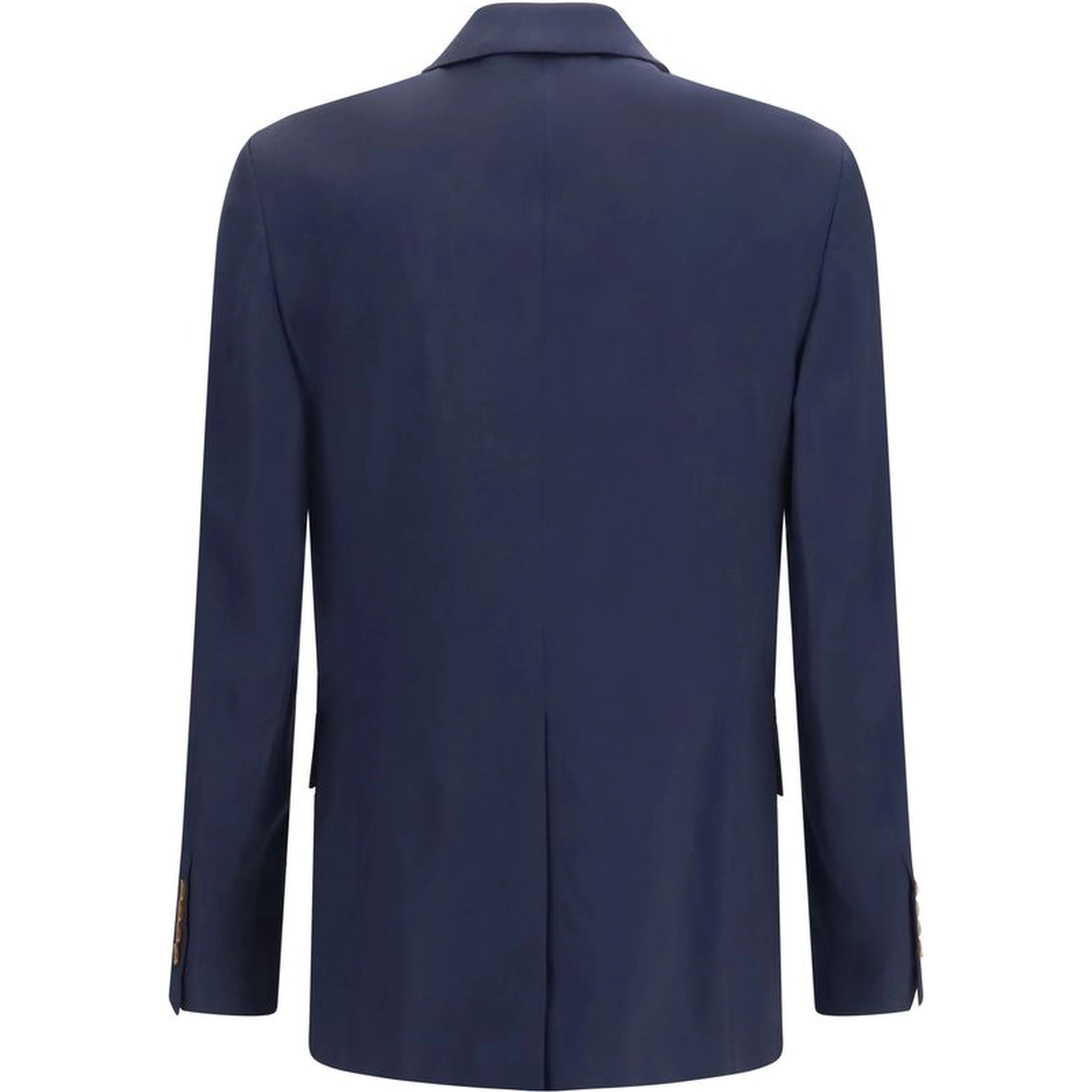 Blue Wool Oves Aries Full-Length Jacket
