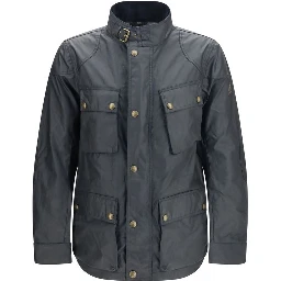 Blue Cotton Shell Jacket