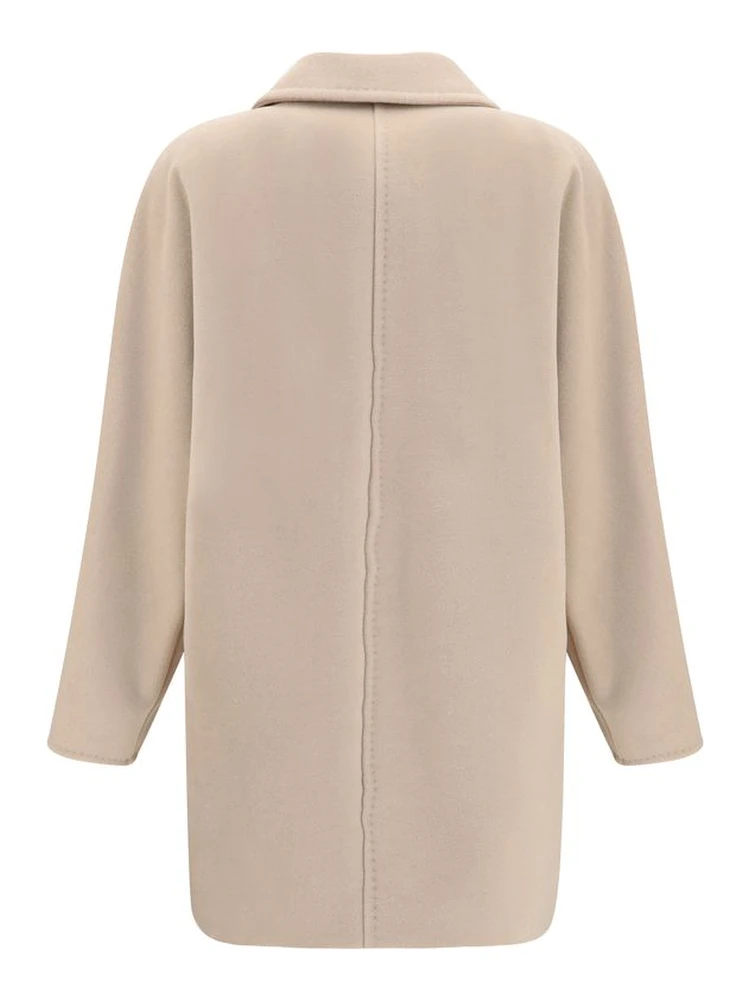 Beige Wool Oves Aries Full-Length Jacket alternative