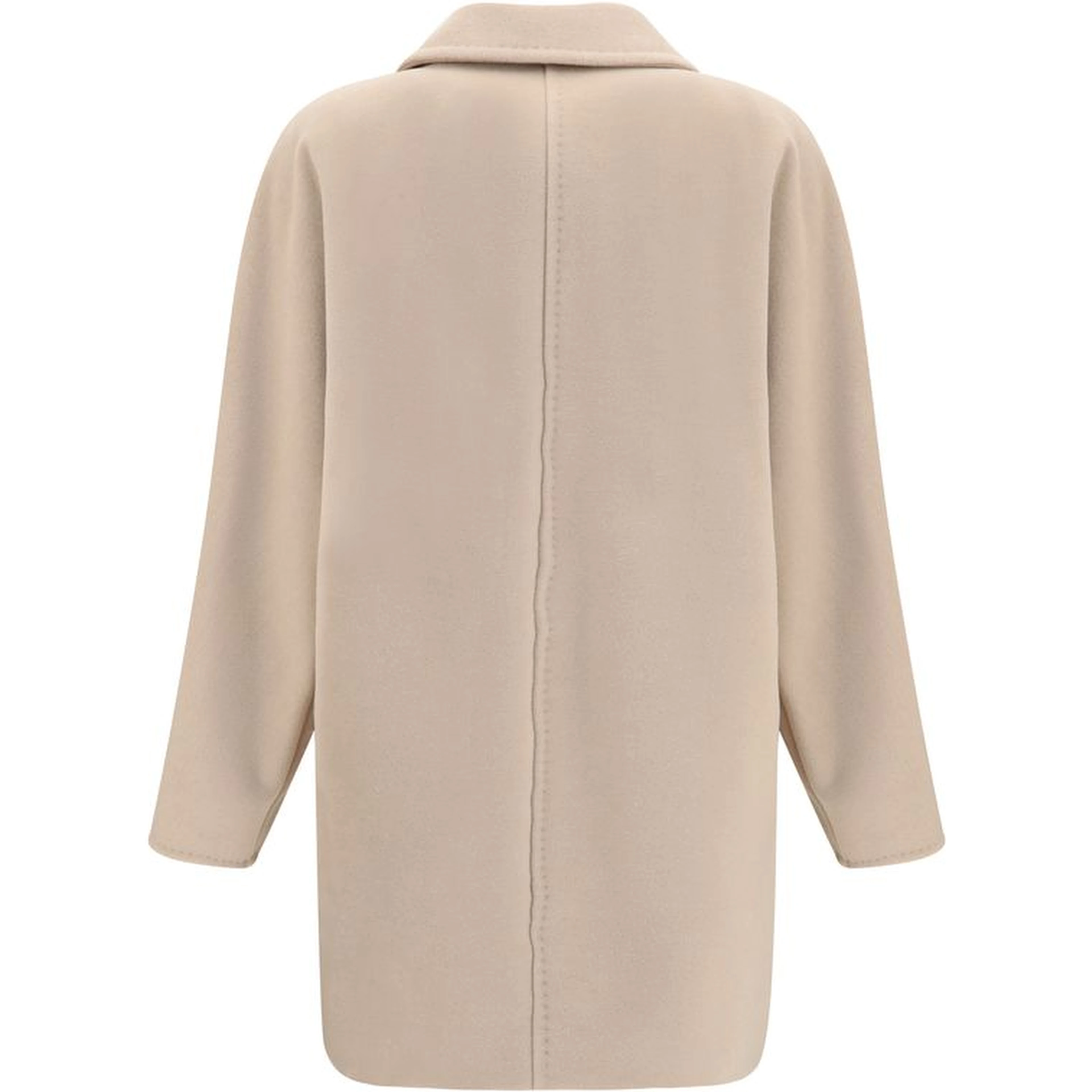 Beige Wool Oves Aries Full-Length Jacket