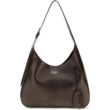 Brown Calf Leather Bos Taurus Shoulder Bag