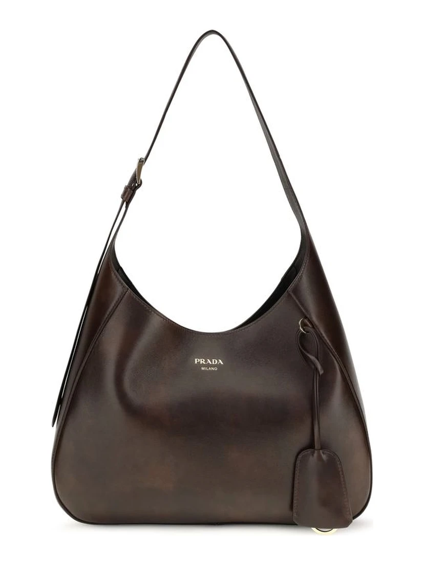 Brown Calf Leather Bos Taurus Shoulder Bag