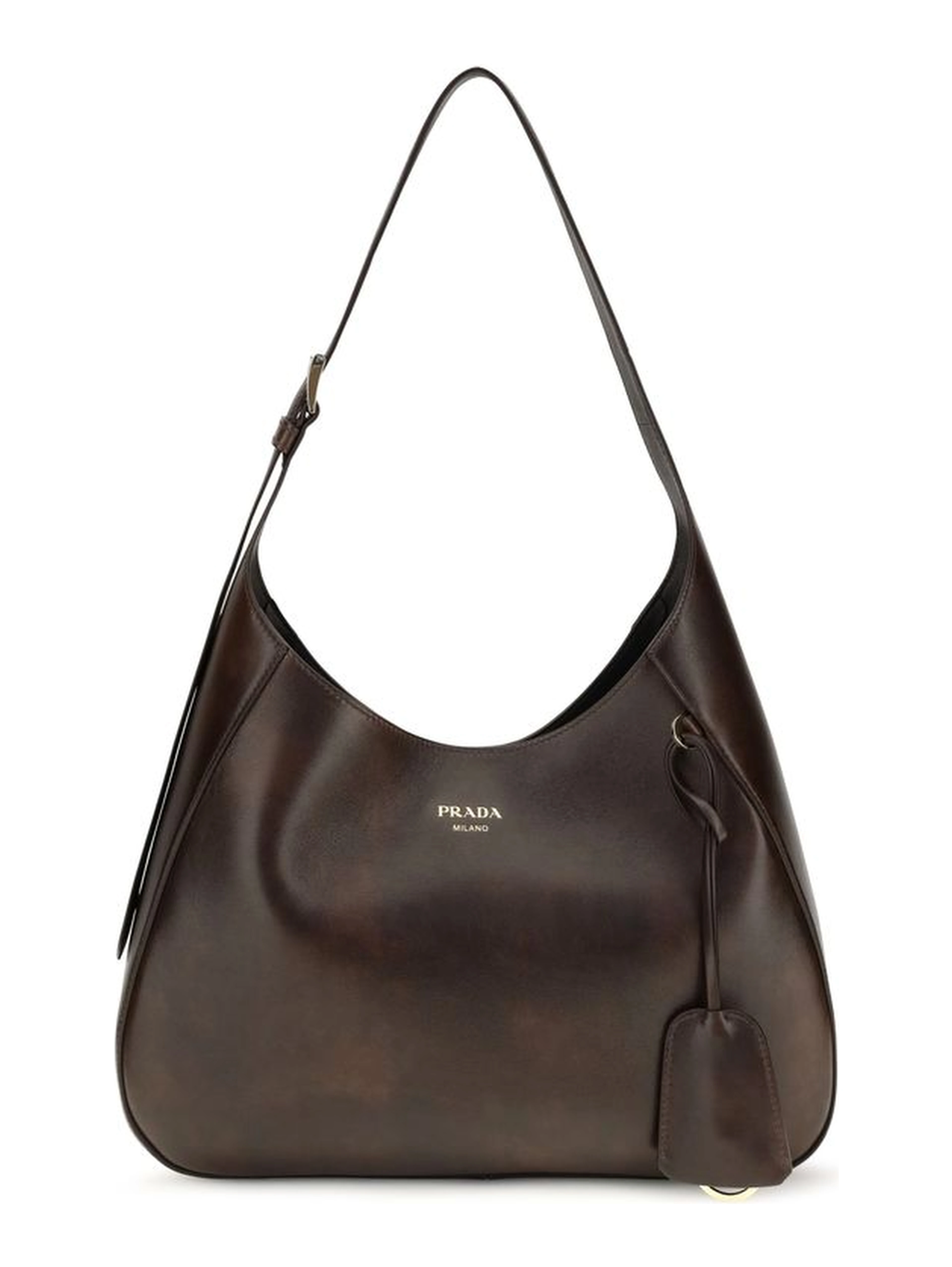 Brown Calf Leather Bos Taurus Shoulder Bag