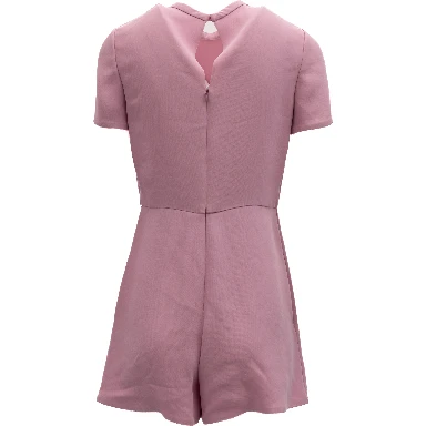 Pink Women Romper