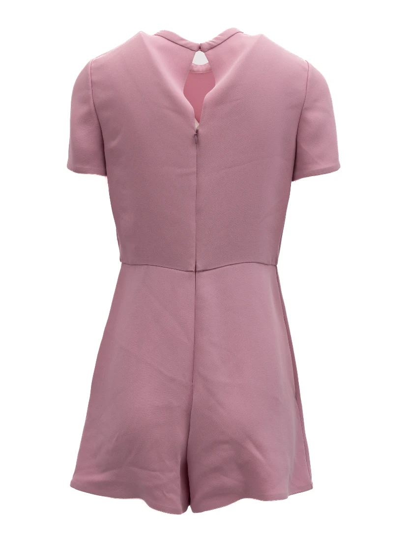 Pink Women Romper