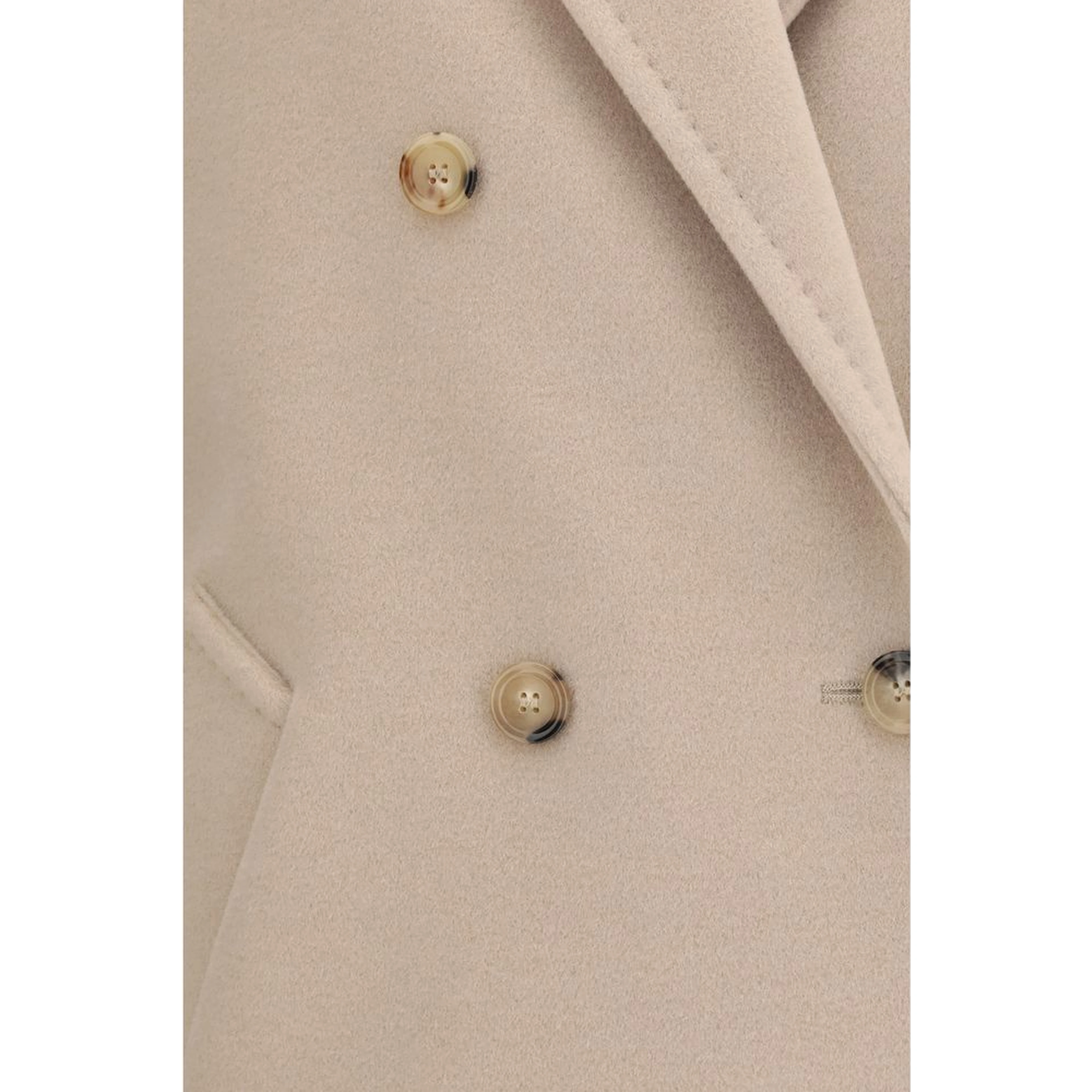 Beige Wool Oves Aries Full-Length Jacket
