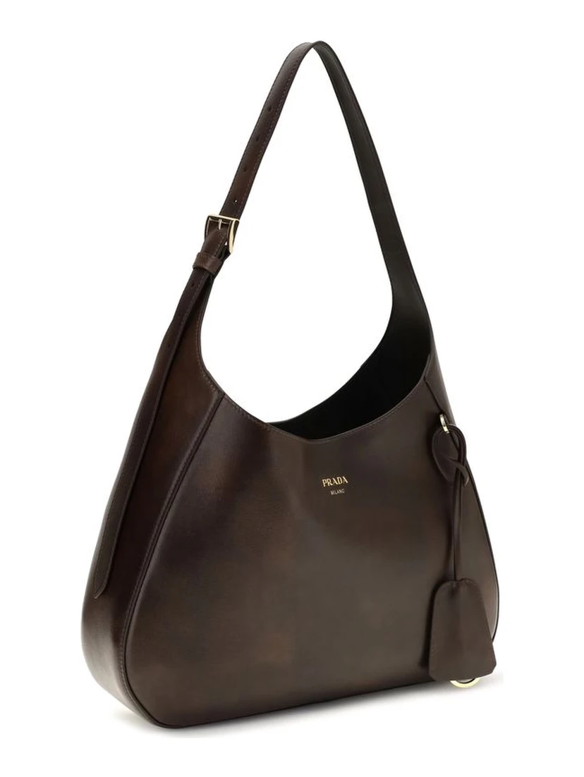 Brown Calf Leather Bos Taurus Shoulder Bag
