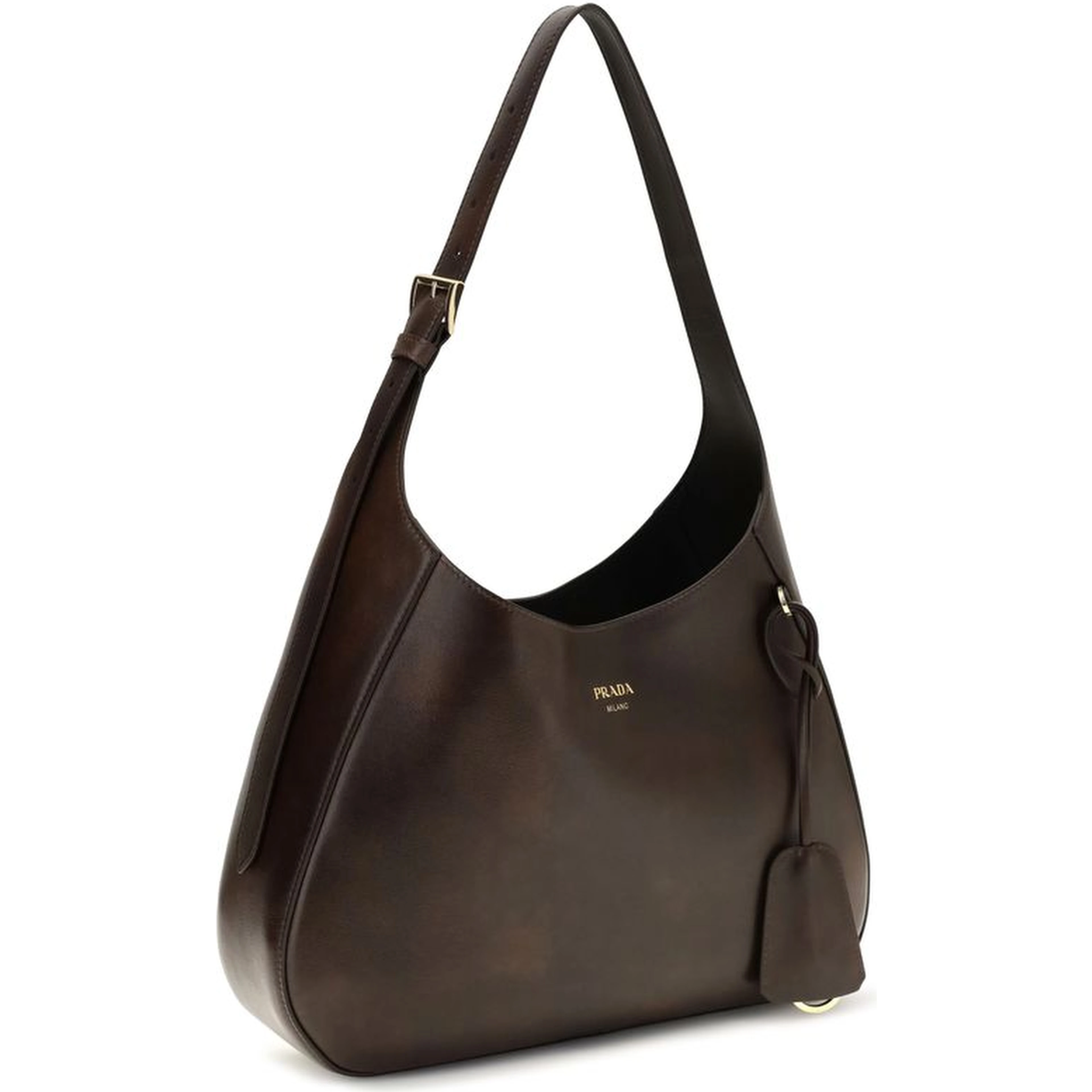Brown Calf Leather Bos Taurus Shoulder Bag